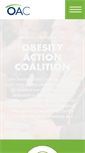 Mobile Screenshot of obesityaction.org