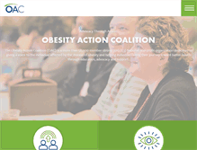 Tablet Screenshot of obesityaction.org